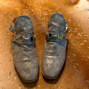 A.S. 98 Silver/Bronze Mules